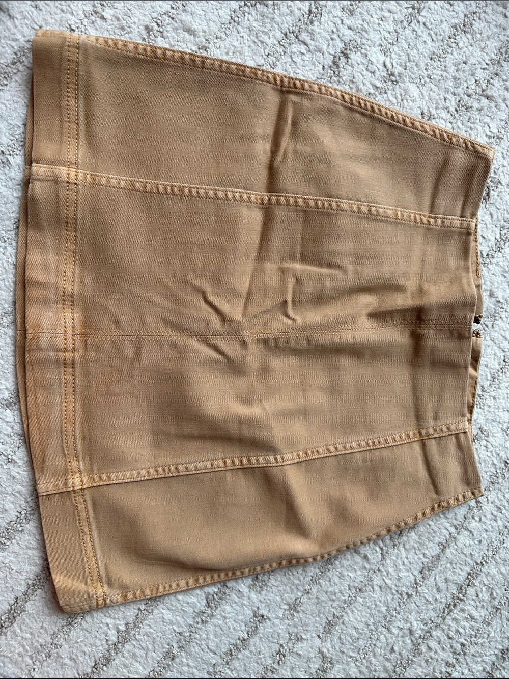 Wild fable Tan Structured Mini Skirt